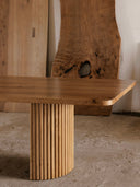 Bespoke French oak dining table by Junto for NB Projects Amsterdam
